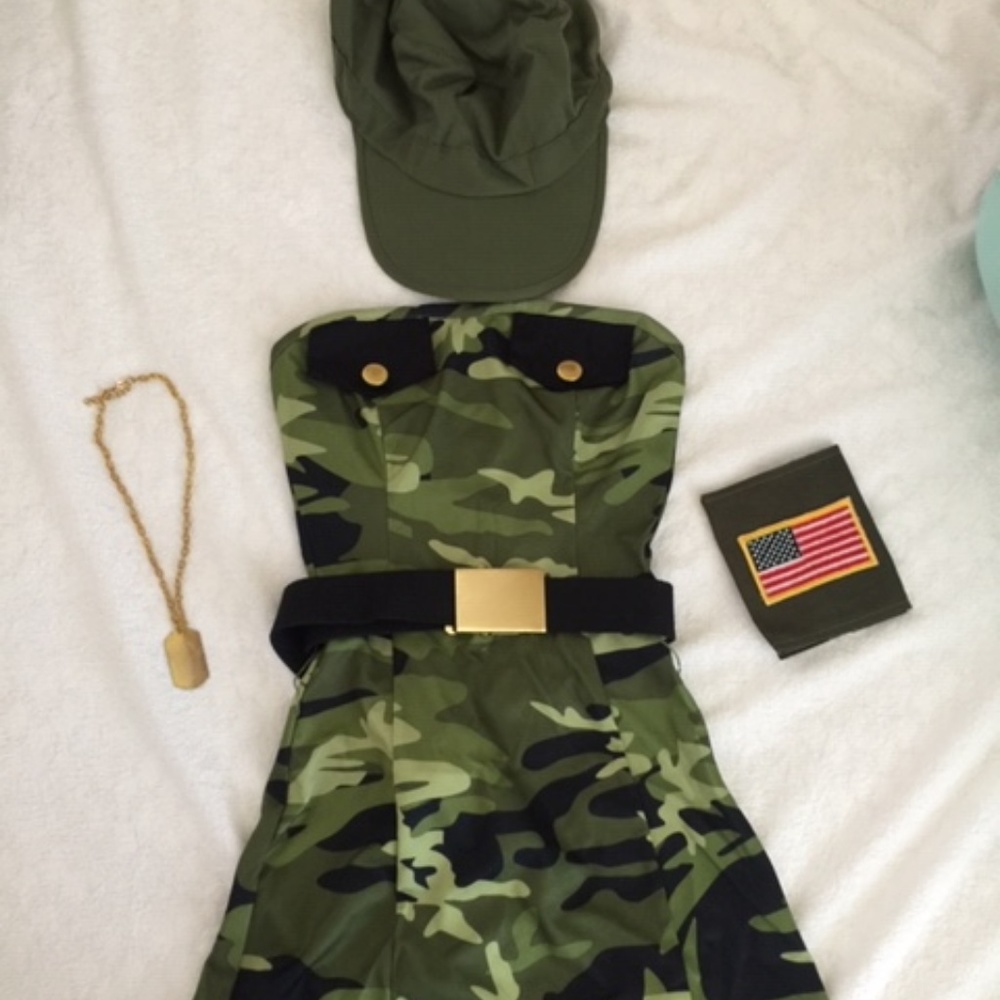 Dreamgirl Army Brat Costume Size XS